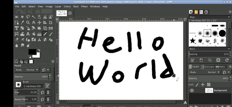 GIMP для Android — скриншот 1