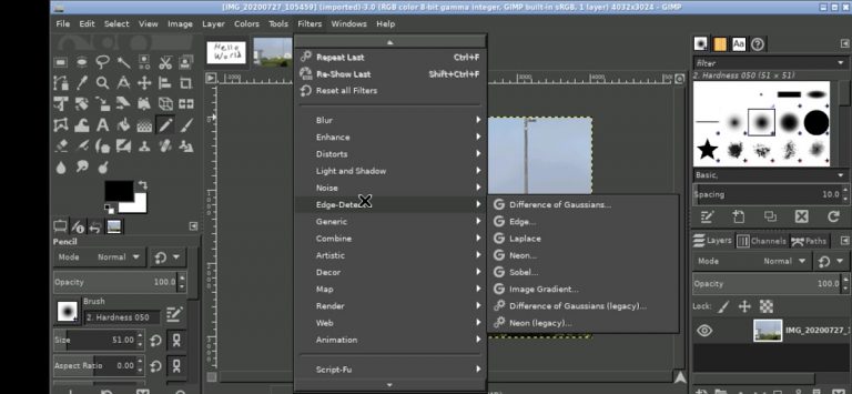 GIMP для Android — скриншот 2