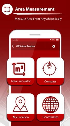 GPS Fields Area Measure App для Android — скриншот 1