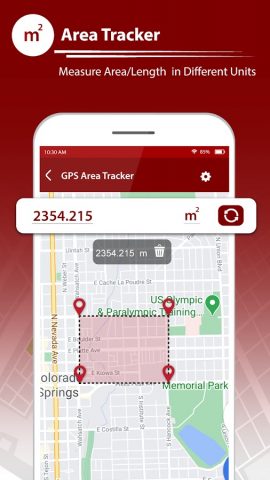 GPS Fields Area Measure App для Android — скриншот 2