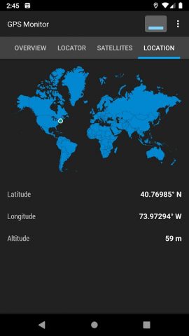GPS Monitor: данные спутников для Android — скриншот 4