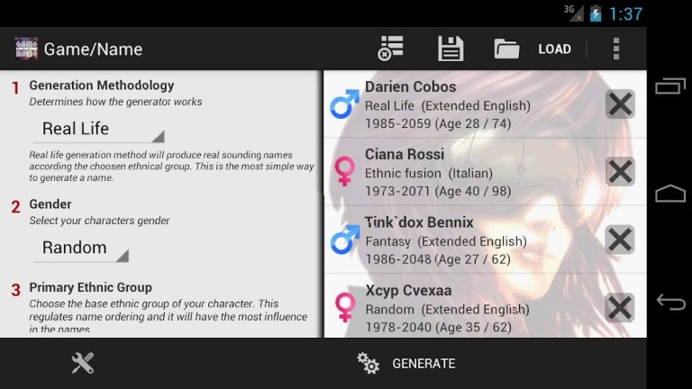 Game/Name для Android — скриншот 2