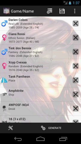 Game/Name для Android — скриншот 3