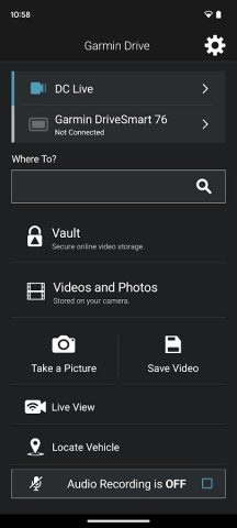 Garmin Drive™ для Android — скриншот 1