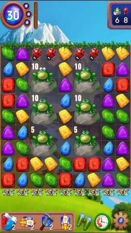 Три в ряд — Новые самоцветы для Android — скриншот 4