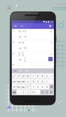 GeoGebra Scientific Calculator для Android — скриншот 1