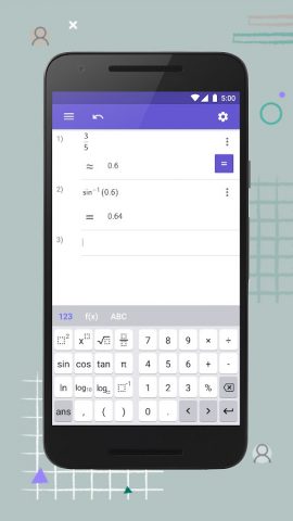 GeoGebra Scientific Calculator для Android — скриншот 3