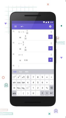 GeoGebra Scientific Calculator для Android — скриншот 4