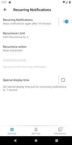 Glimpse Notifications для Android — скриншот 4