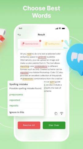 Grammar Checker для Android — скриншот 4