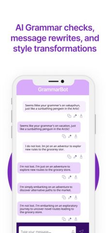 GrammarBot Checks and Rewrites для iOS — скриншот 1