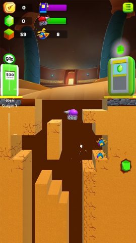 Ground Digger: Lava Hole Drill для Android — скриншот 5