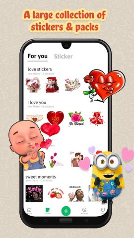 HD Sticker&Pack WAStickersApps для Android — скриншот 1