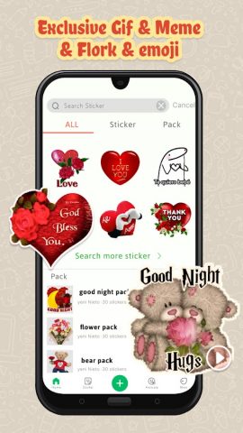 HD Sticker&Pack WAStickersApps для Android — скриншот 2