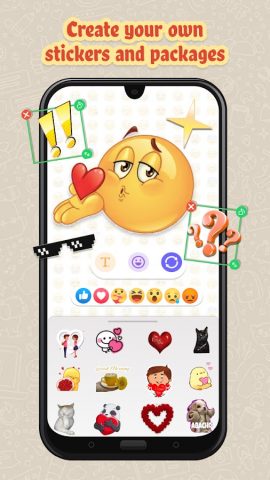 HD Sticker&Pack WAStickersApps для Android — скриншот 3