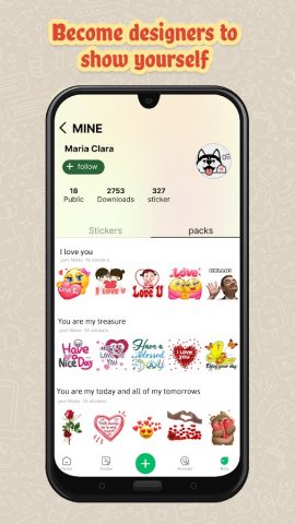 HD Sticker&Pack WAStickersApps для Android — скриншот 5