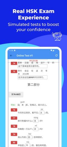 HSK-3 online test / HSK exam для Android — скриншот 3