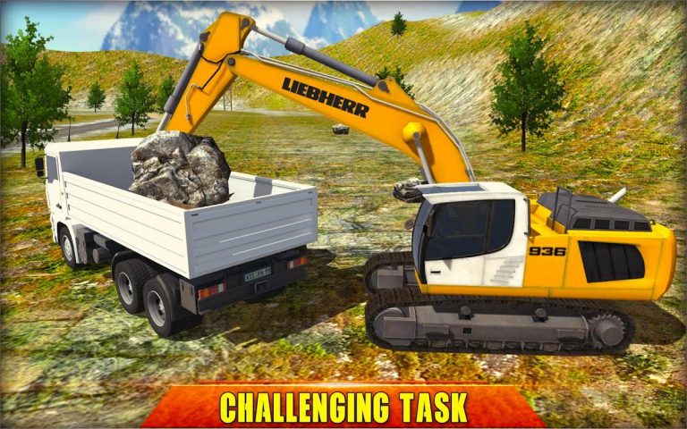 Тяжелый Экскаватор Симулятор К для Android — скриншот 1