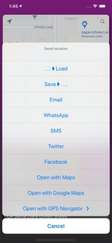 Локатор для iOS — скриншот 3