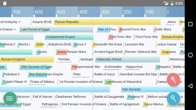 History Timeline для Android — скриншот 1