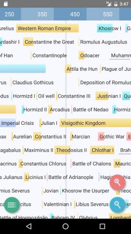 History Timeline для Android — скриншот 2