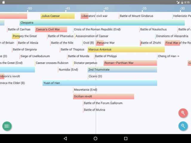 History Timeline для Android — скриншот 5