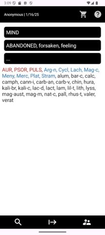 Homoeopathic Repertorium для Android — скриншот 2