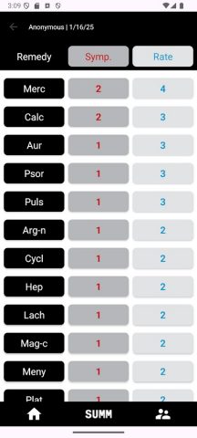 Homoeopathic Repertorium для Android — скриншот 4