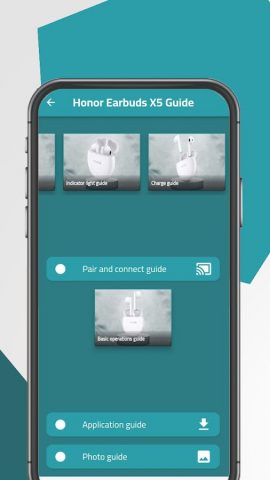 Honor Earbuds X5 Guide для Android — скриншот 1