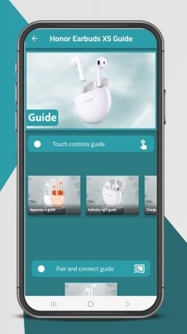 Honor Earbuds X5 Guide для Android — скриншот 2