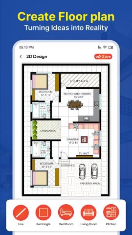 House Design 3D — Home Planner для Android — скриншот 2