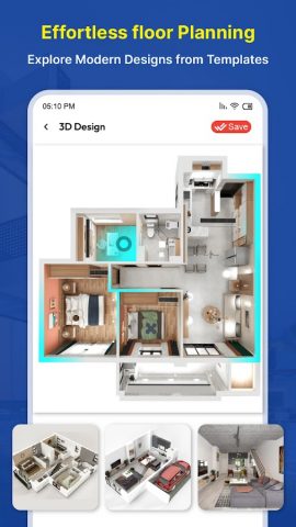 House Design 3D — Home Planner для Android — скриншот 3