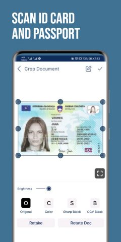 ID Card Scanner : ID Scanner для Android — скриншот 5