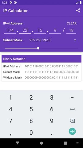 IP Calculator для Android — скриншот 5