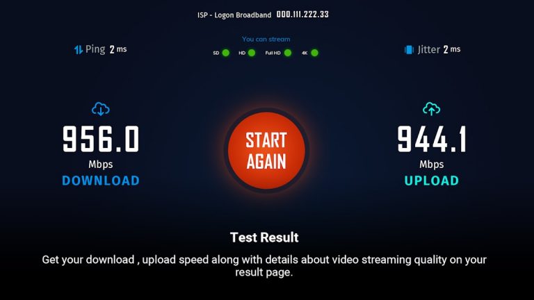 Internet Speed Test для Android — скриншот 3