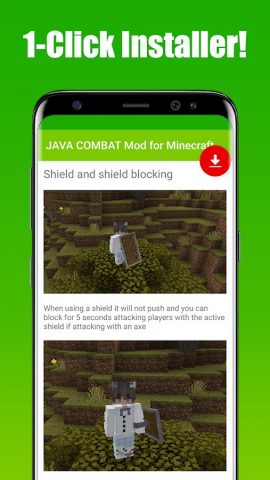 JAVA COMBAT Mod for Minecraft для Android — скриншот 4