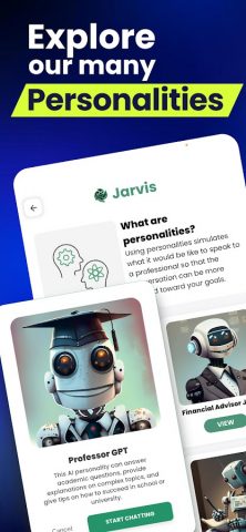 Jarvis — AI Chatbot для Android — скриншот 2