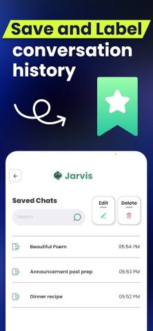 Jarvis — AI Chatbot для Android — скриншот 5