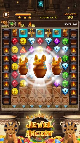 Jewel Ancient:Египет Три в ряд для Android — скриншот 2