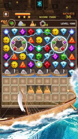 Jewel Ancient:Египет Три в ряд для Android — скриншот 3