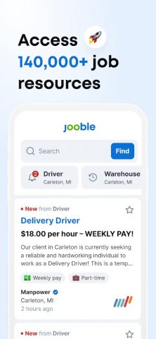 Jooble — Job Search App для Android — скриншот 1