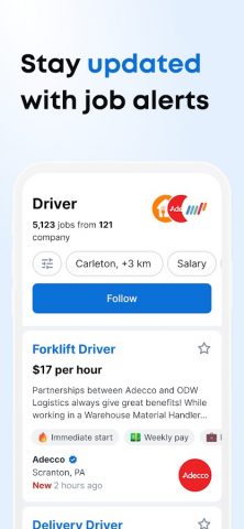 Jooble — Job Search App для Android — скриншот 2