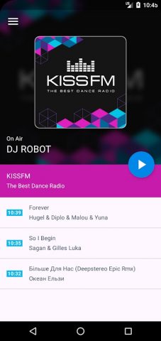KISS FM Ukraine для Android — скриншот 1