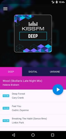 KISS FM Ukraine для Android — скриншот 2