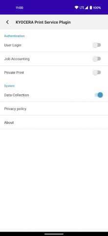 KYOCERA Print Service Plugin для Android — скриншот 4