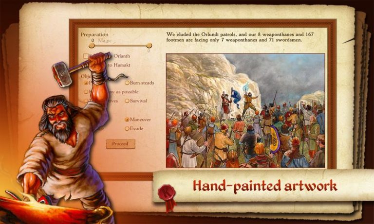 King of Dragon Pass: Text RPG для Android — скриншот 4