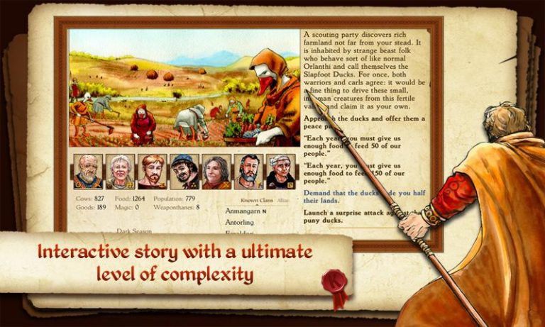 King of Dragon Pass: Text RPG для Android — скриншот 5