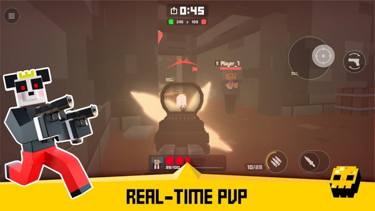 Krunker FRVR — Multiplayer FPS для Android — скриншот 3