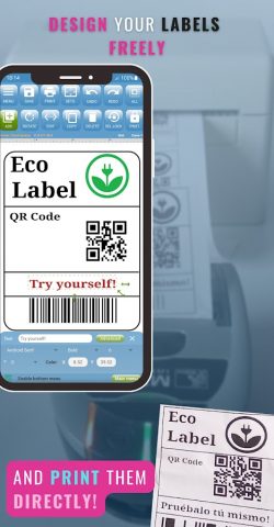 Этикетки – создание и печать для Android — скриншот 2