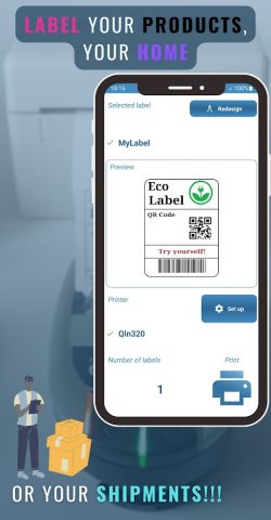 Этикетки – создание и печать для Android — скриншот 4